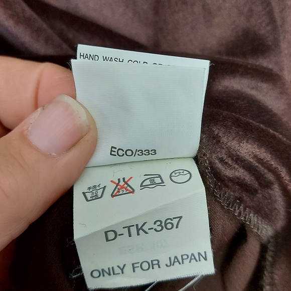 MaxMara stretch velvet faux wrapped side ruched long sleeve top - Picture 6 of 7